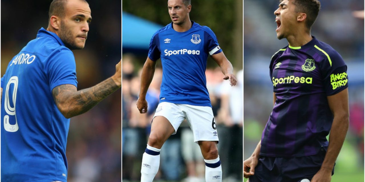 Three Everton players under threat after the sacking of Ronald Koeman