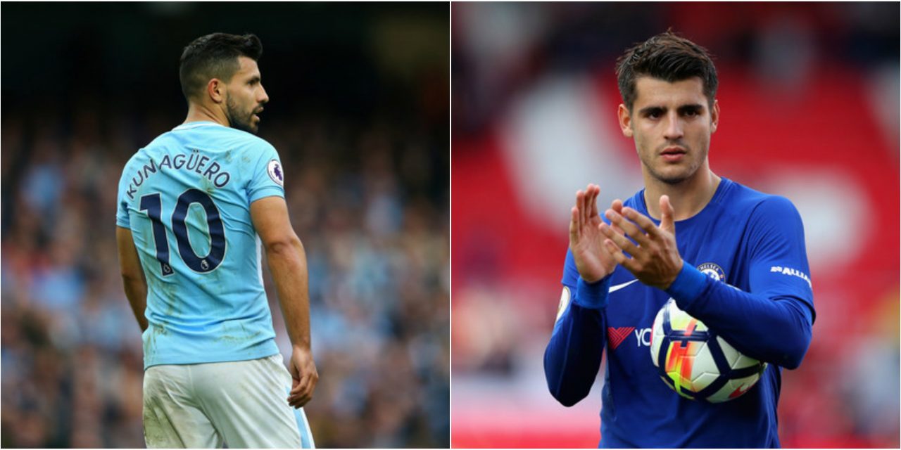 Three strikers to replace Chelsea’s Alvaro Morata or Manchester City’s Sergio Aguero