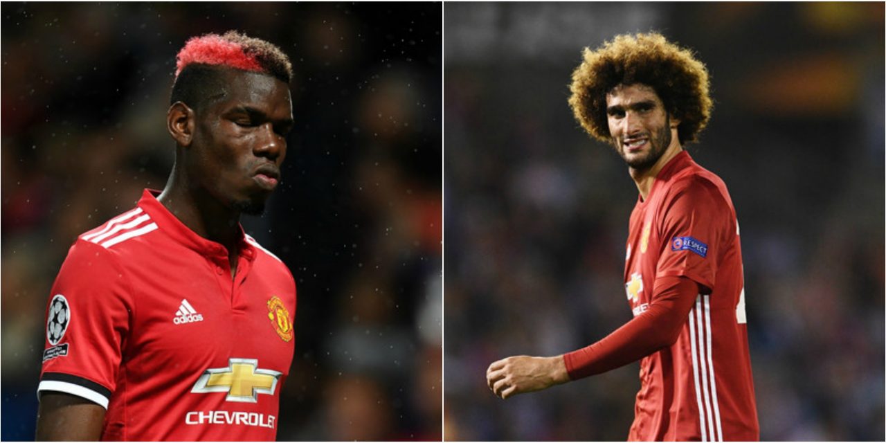 Three alternatives for Manchester United with Marouane Fellaini and Paul Pogba injured